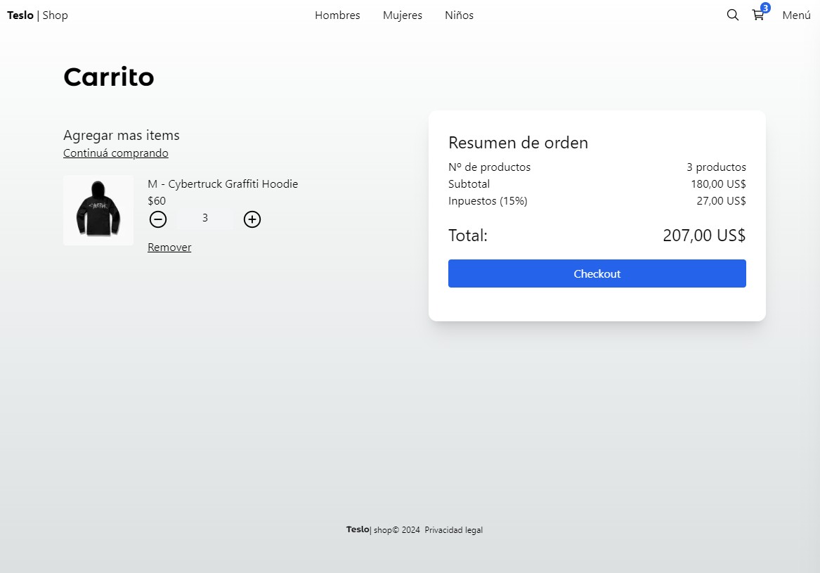 Teslo-Shop | Ecommerce