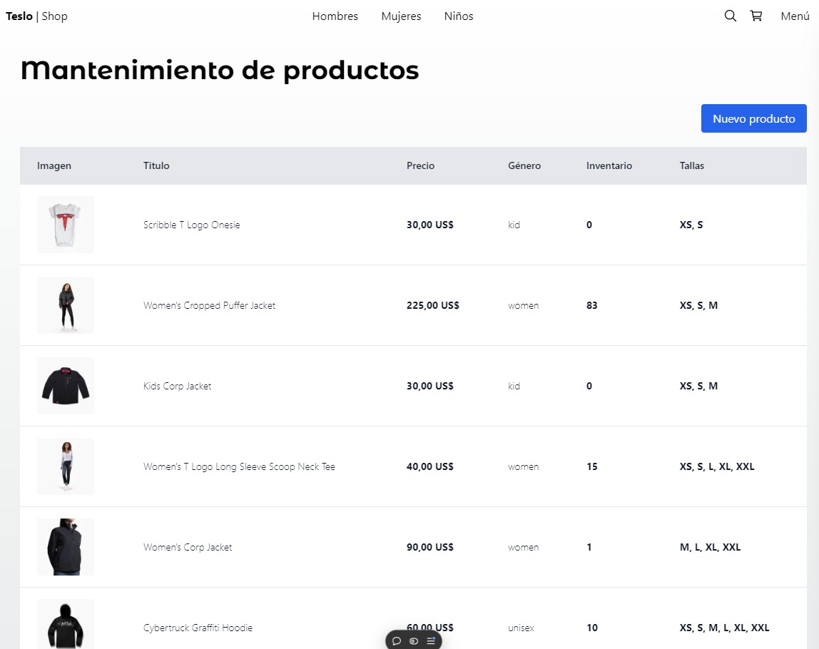 Teslo-Shop | Ecommerce